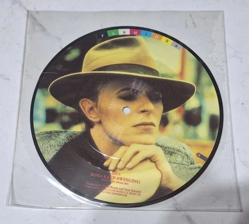 David Bowie Boys Keep Swinging   UK45 Picture Disc Fashion Series Vinyl Ltd
