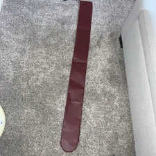 48" Long Marine Maroon Vinyl Boat Flagpole Cover w/ Drawstring up to 2.5" Round