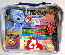 1999 TY Beanie Babies Official Club Platinum Edition Membership Kit - New