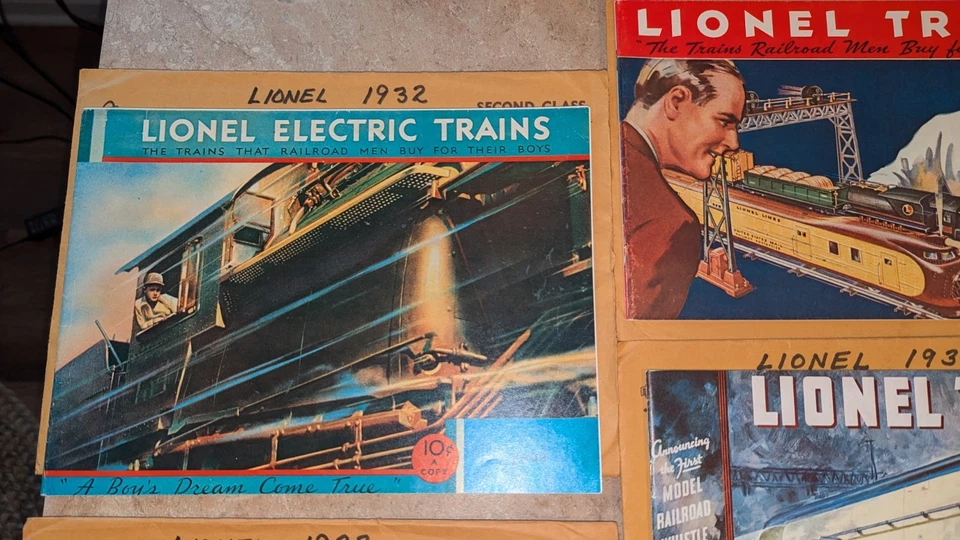 (7) LIONEL MODELO TRENES TREN SURTIDO VINTAGE CATÁLOGOS MINORISTAS FOLLETOS lote 2 Foto 2 de 4