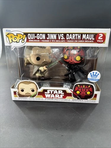 Funko Pop! Vinyl: Star Wars - Qui-Gon Jinn vs. Darth Maul 2-Pack - Funko...