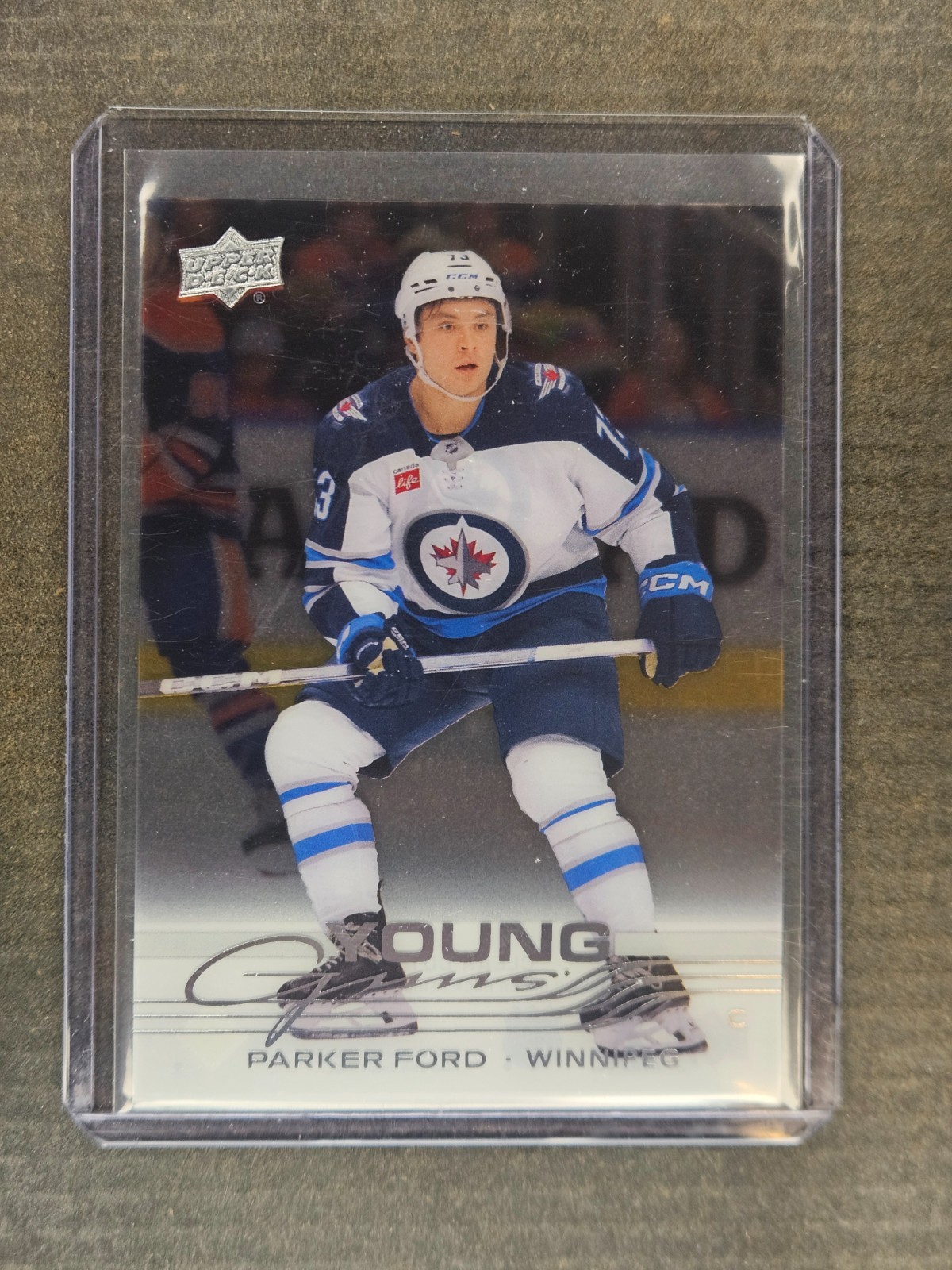 2025-26 Upper Deck Series 1 Young Guns Clear Cut #246 Parker Ford Rookie RC