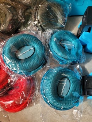 3 TechnoMarine Single Watch Travel Cases w/ Zipper, Blue (TM-PM-247)