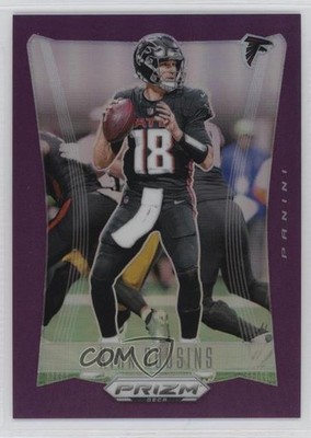 2024 Panini Prizm Deca Purple Prizm 61/99 Kirk Cousins #13 00gy