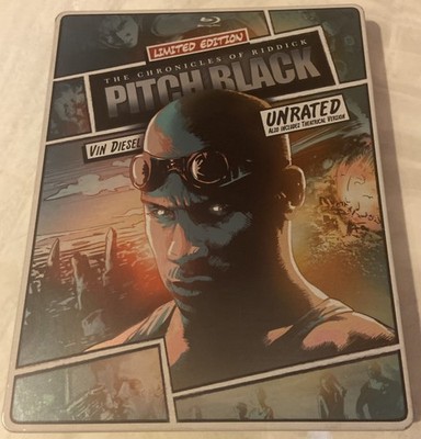 Pitch Black (Blu-ray/DVD, 2013, 2-Disc Set) Limited Edition Steelbook No Digital