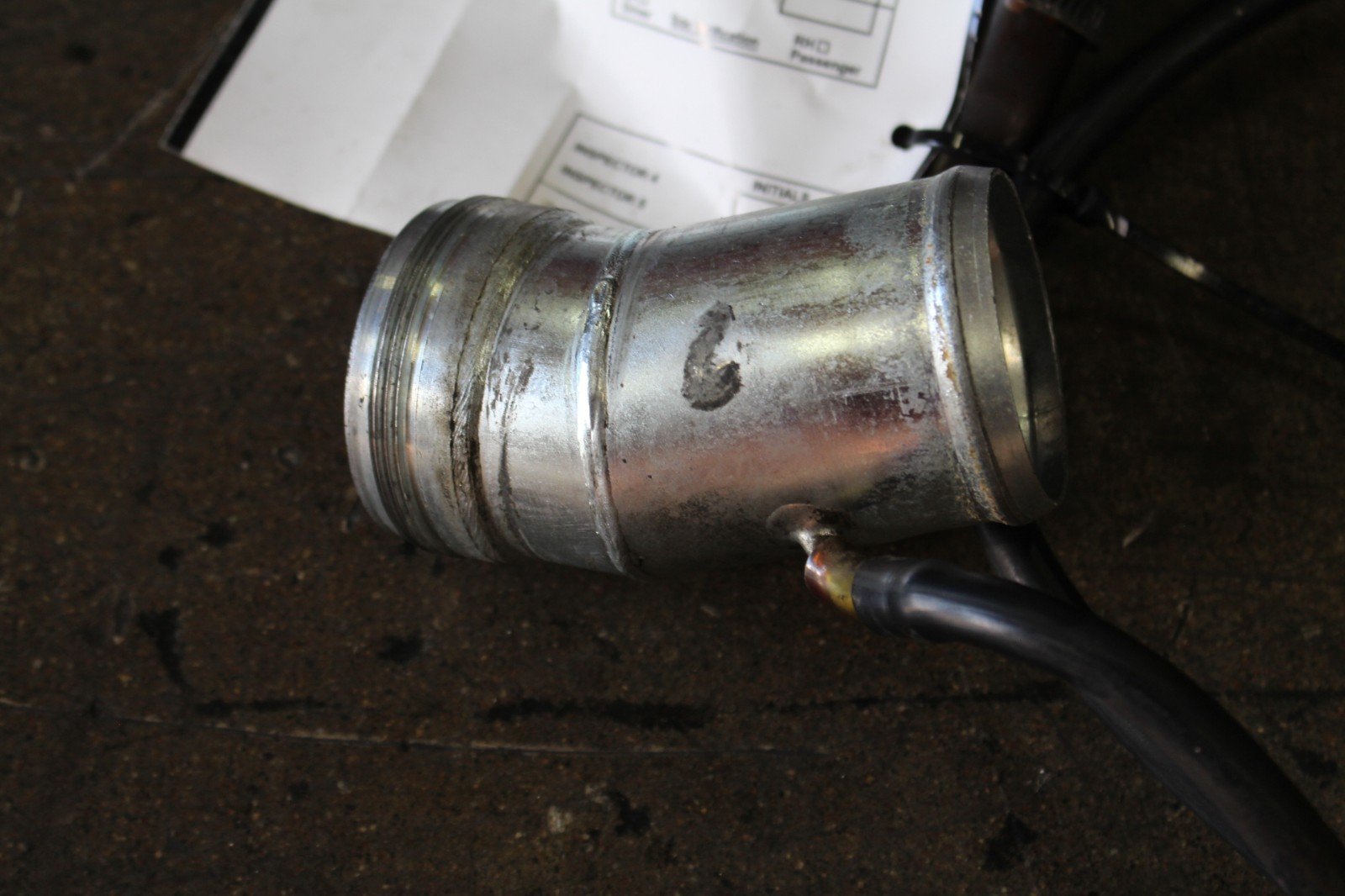 Ferrari 308, Opening Fuel Filler Neck, Used, P/N 109321
