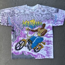 Vintage 90s Kazaam Shaquille O Neal 1996 Movie Promo Shirt Front AOP YOUTH XL