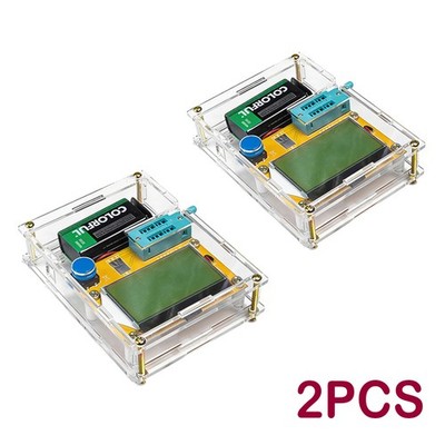 2X LCR-T4 M328 Transistor Tester ESR Meter Diode Triode Capacitance ESR