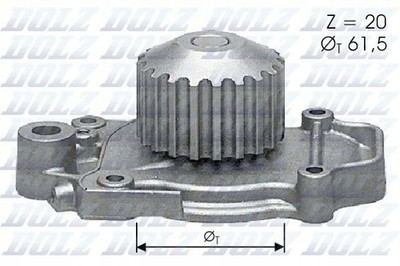 Wasserpumpe DOLZ H118 für Austin Honda Rover
