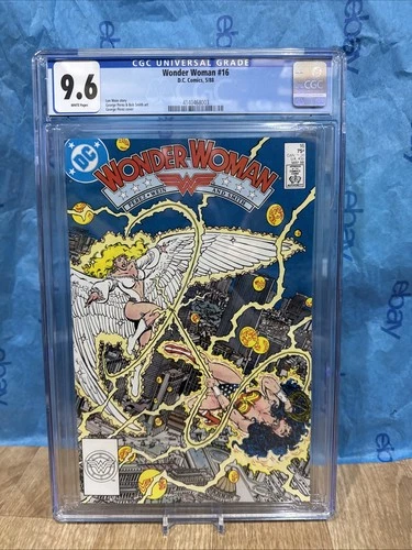 Wonder Woman #16  George Perez Cover CGC 9.6 Marvel Comic 1988 Graded