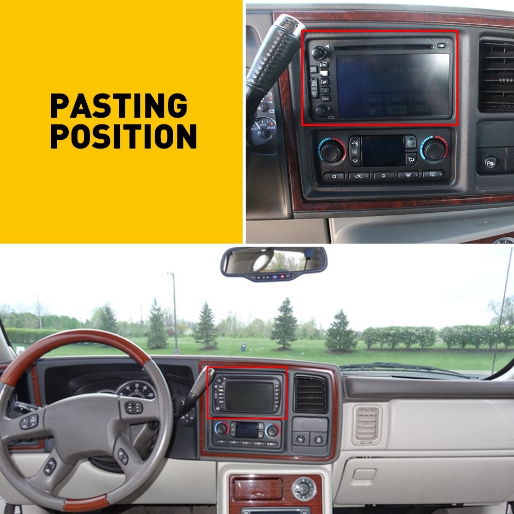 For 2003-2006 CADILLAC NAVIGATION RADIO BUTTON REPAIR DECAL STICKERS REPLACEMENT