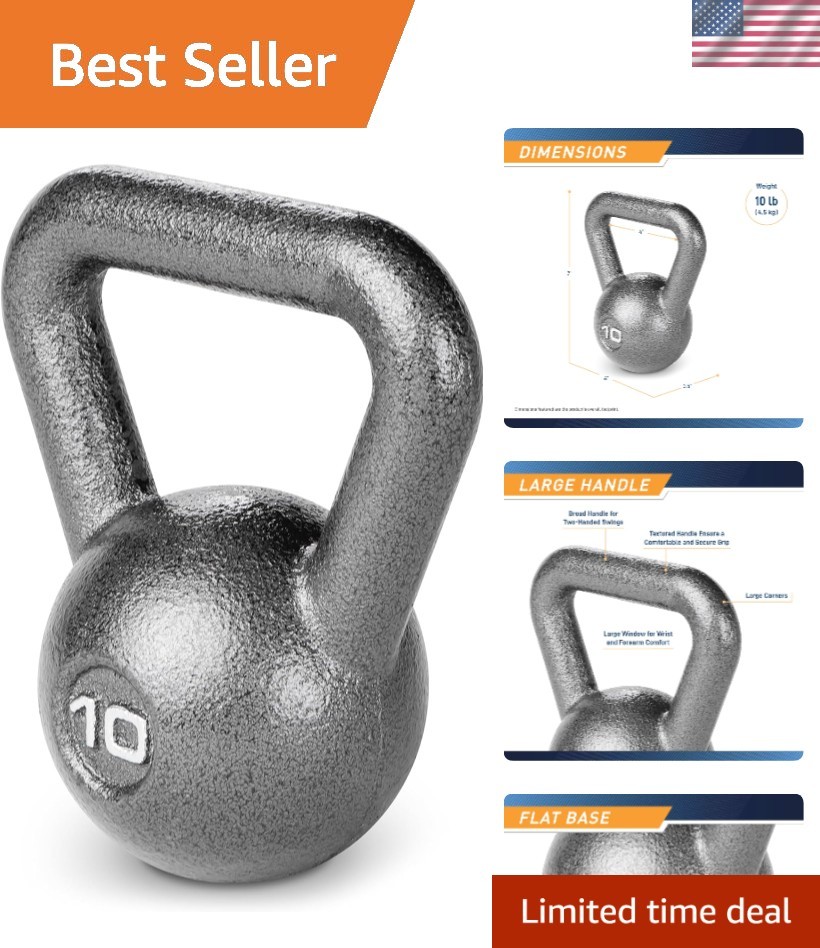 Hammertone Kettlebell Weights - Customizable 10 to 55 lbs for Home Gym Elegance