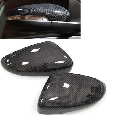 Carbon Fiber Car Side Mirror Cover For 2010-2016 2013 Volkswagen Scirocco EOS CC