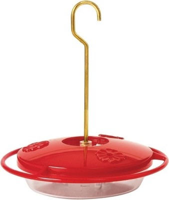 Aspects 153 Mini Hummzinger Hummingbird Feeder, 8-Ounce , Red