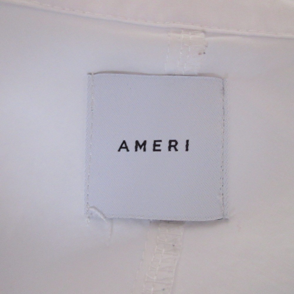 Ameri Dolman Sleeve Skipper Shirt Blouse White Wo… - image 9