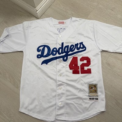1947-56 Mitchell & Ness Brooklyn Dodgers Jackie Robinson Stitched