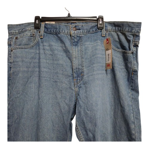 Levi's 569 Jeans Mens Loose Fit Straight Leg Relaxed Size 44x30 Light Wash NWT - Picture 7 of 8