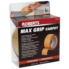 Roberts Max Grip Indoor Carpet Tape Brown 1 7/8