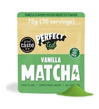 Perfect Ted Vanilla Bean Matcha Powder, Ceremonial Grade Japanese, 75g 