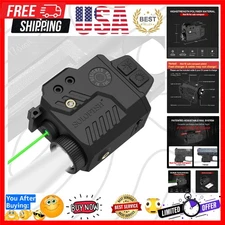 800 Lumens Pistol Light Laser Combo, Strobe Function for Green/Red/Blue Laser...