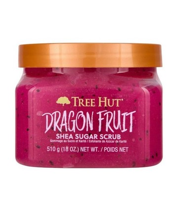 Dragon Fruit Shea Sugar Scrub, Exfoliating, Hydrating & Moisturizing Body Scrub