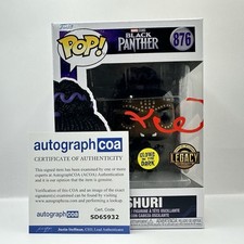 Letitia Wright AUTOGRAPH - Black Panther - Shuri Signed Funko Pop Beckett Wit