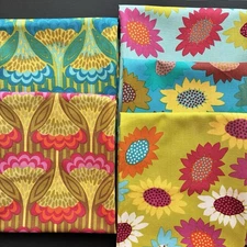 Lot of 'Garden Party' Anna Maria Horner Westminster Free Spirit Fanfare Flowers