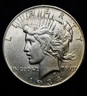 1934 S  Peace Dollar $1 AU-UNC Very Tough Grade