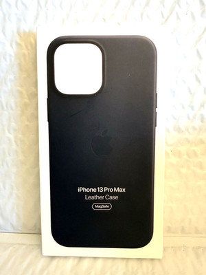 Genuine Apple - iPhone 13 Pro Max Leather Case with MagSafe - Midnight *USED*