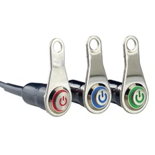 12V LED Waterproof Dirt Bike MotorcyclesHandlebar Switch Self-lock Button Switch