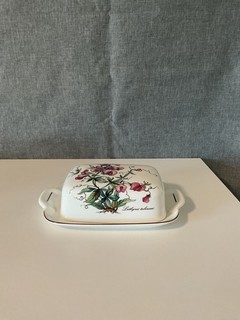 villeroy boch botanica Butterdose guter zustand porzellan zweiteilig 22cmx13 5