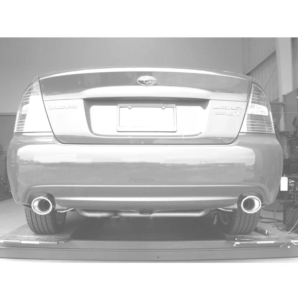 Escape trasero Borla 140123 tipo S acero inoxidable gato para Subaru Legacy GT 2005-09 2,5 L Foto 2 de 4