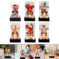 Preserved Rose Bouquet Soap Flower for Valentine's Day Anniversary Ceremony