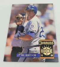 1993 Leaf Phil Hiatt #279 Rookie Kansas City Royals Baseball Card. rookie card picture