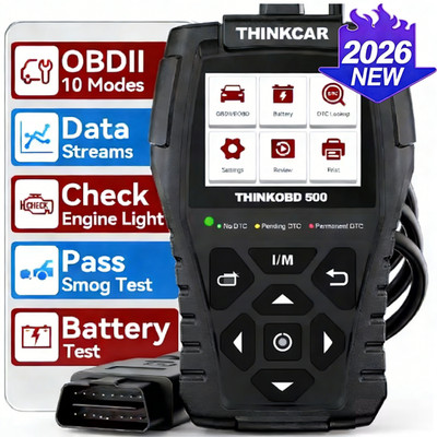 2026 Automotive Car OBD2 Scanner Code Reader Diagnostic Tool Check Engine Fault