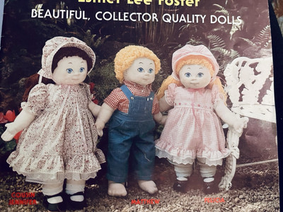 VTG 82 Ester Lee Foster ''Foster Children'' 22'' Dolls Soft Sculpture Doll Patterns