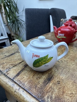 Vintage TYPHOO Keramik kleine Teekanne für eine Kamelie Sinensis Blatt (Teepflanze)