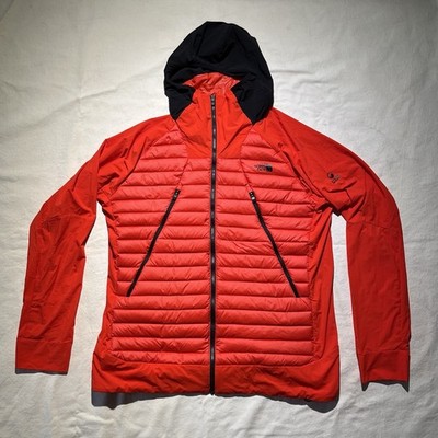 The North Face Men's Unlimited Down Hybrid Jacket 800 Fill Steep Series Red XL