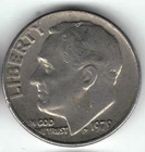 USA - 1979P - Dime - Roosevelt - Low Mintage, No Mint Mark - #21734