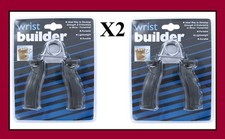 2x Spring Hand Grip Exercise Forearm Wrist Strength  Endurance Builder