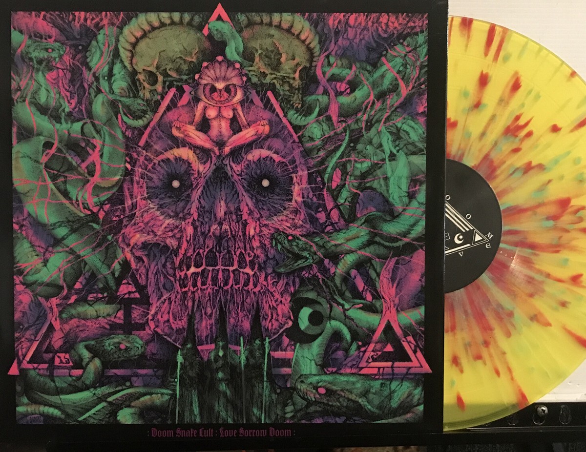Doom Snake Cult - Love Sorrow Doom LP 2015 Nuclear War Now! [Die