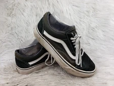 VANS Off the Wall Black Suede Sneakers Size US 7 EUR 39