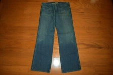 James Cured by Seun -'Rainer Rex' Boot Cut STRETCH Blue Jeans - Men Size 38 x 38