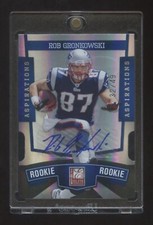 2010 DONRUSS ELITE Rob Gronkowski RC AUTOGRAPH SP #ED 32/49 PATRIOTS 4 SB CHAMPS