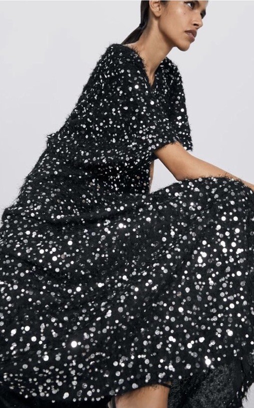 zara pearl dress black Italia Azure Halterneck Pearl Back Maxi Dress Black main image 1