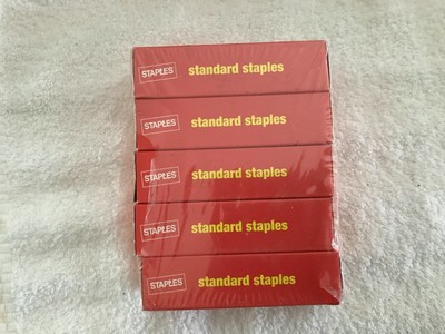 Staples Brand Box of 5000 Standard Staples 5 pack NEW