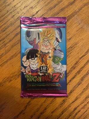 Dragon Ball Z Vengeance Panini TCG Game Booster 12 Card Pack DBZ