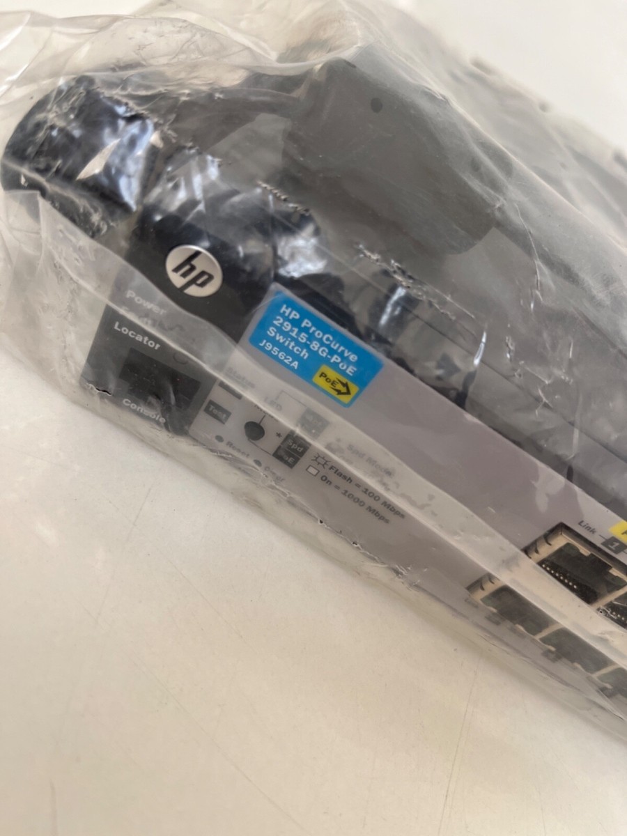 HP J9562A ProCurve 2915-8G-PoE Managed Switch - Layer 3 Switch