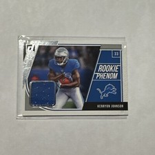 2018 DONRUSS FOOTBALL KERRYON JOHNSON ROOKIE PHENOM PATCH CARD