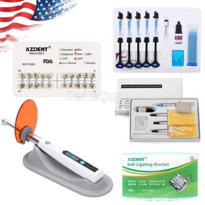 Dental Orthodontic Brackets Braces Mini Roth 022 /Light Cure Composite Resin Kit